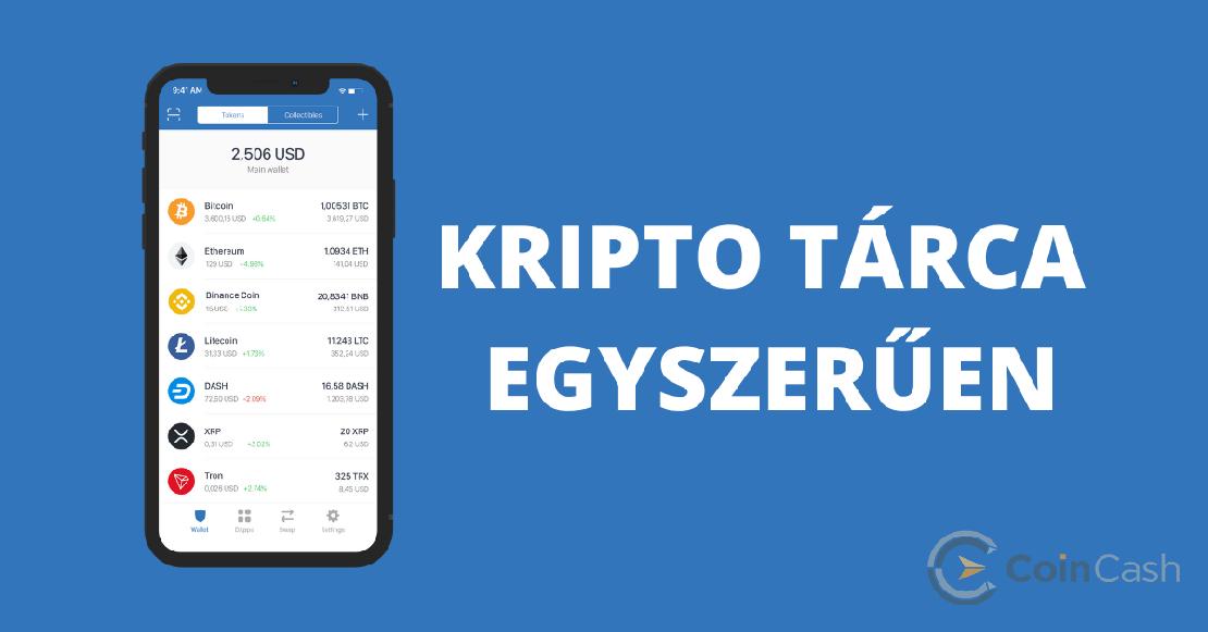 Trust wallet kripto pénztárca egyszerűen.